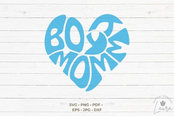 Boy Mommy Heart Word Art: An Embroidery Review