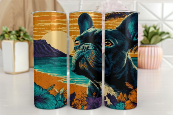 Bulldog Dog Mom Tumbler Wrap Design Review