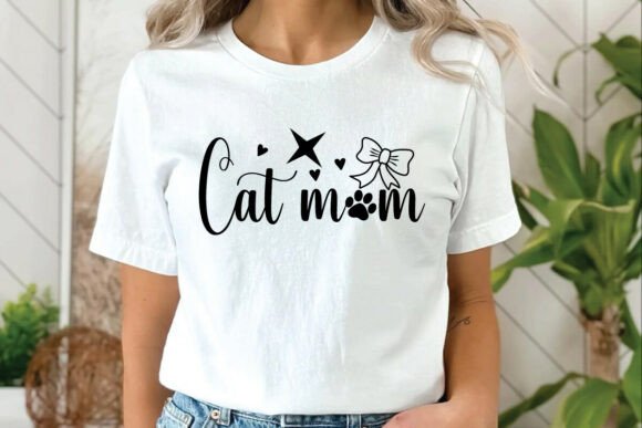 Cat Mom Design: A Stylish Embroidery Choice