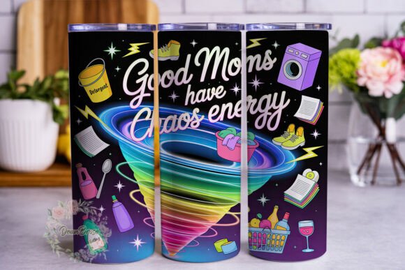 Chaos Energy Mom 20oz Tumbler Wrap