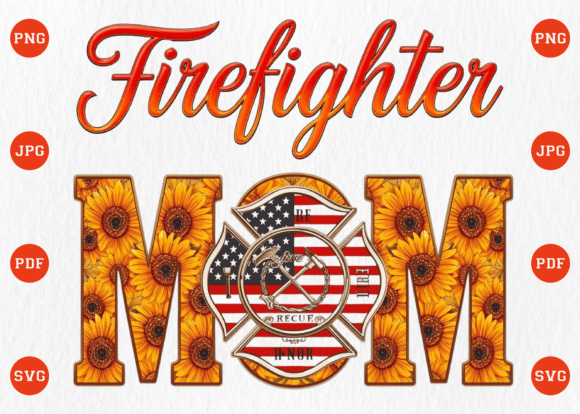 Firefighter Mom PNG Designs: An Embroidery Review
