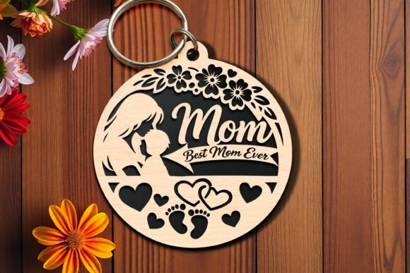Laser Cut Mother’s Day Keychain SVG Review