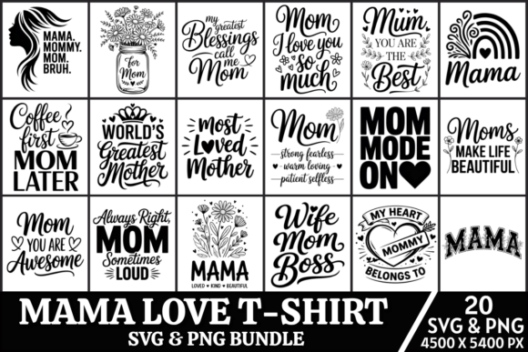 Mama Love SVG PNG Bundle: A Designer’s Review