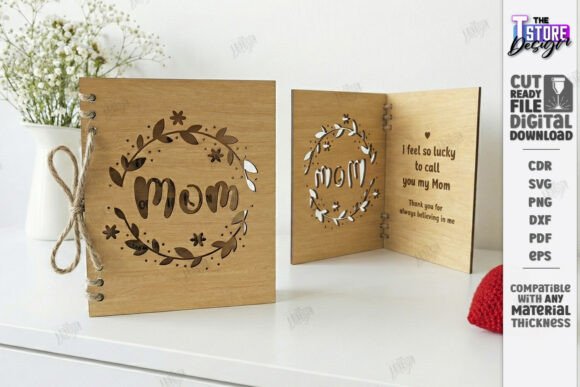 Mother's Day Greeting Card Laser Cut Design Review