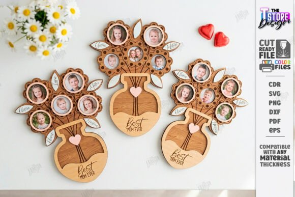 Mother's Day Photo Frame Laser Cut CNC Review