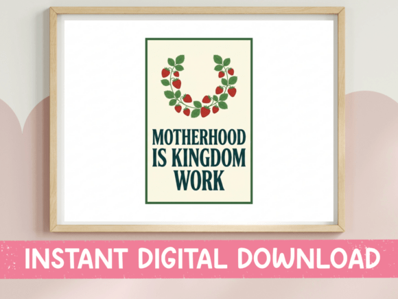 Motherhood Kingdom Poster SVG PNG Review