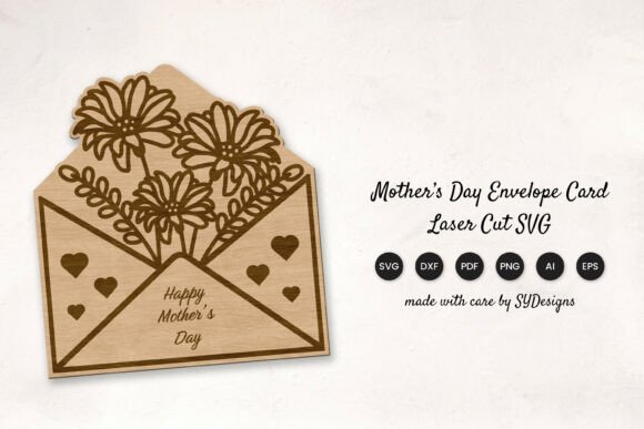 Mother’s Day Envelope Card Laser Cut SVG Review