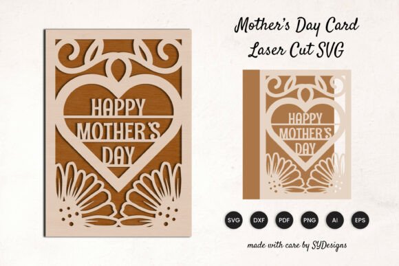 Mother’s Day Floral Card Laser Cut SVG Review