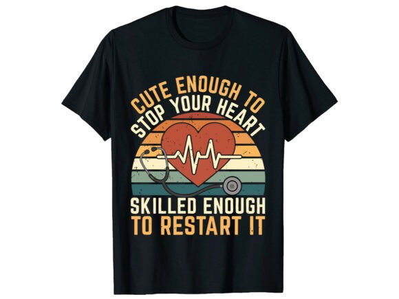 Nurse Heart Mom Mother's Day T-Shirt Design Review