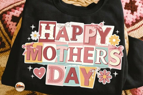 Retro Happy Mothers Day Preppy Bow Png Review