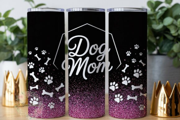 Review: Dog Mom Glitter Paw Prints Tumbler
