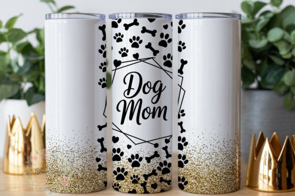 Review: Dog Mom Gold Glitter Tumbler Wrap
