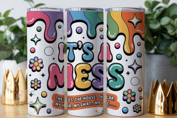 Review: It's a MESS Fun Mom 20oz Tumbler Wrap