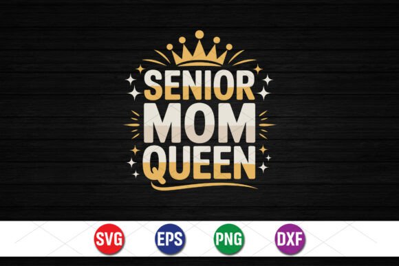 Senior Mom Queen Crown: A Regal Embroidery Choice