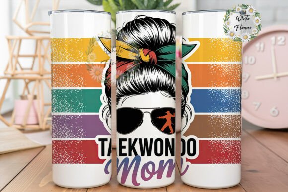 Taekwondo Mom Messy Bun Tumbler Review
